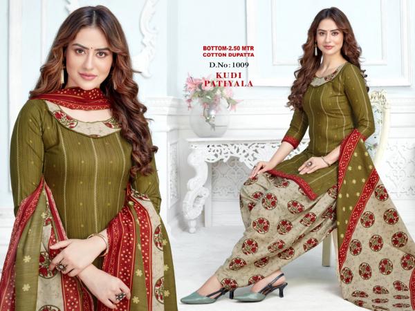 Kudi Patiyala 1 Fancy Cotton Casual Wear Dress Materials 